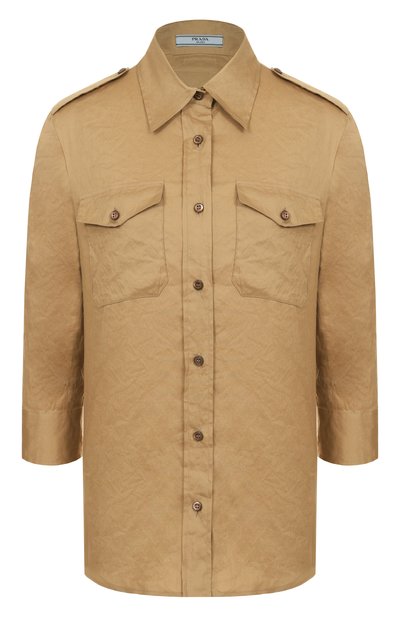 Женская хлопковая рубашка PRADA, арт. P492G/14NH