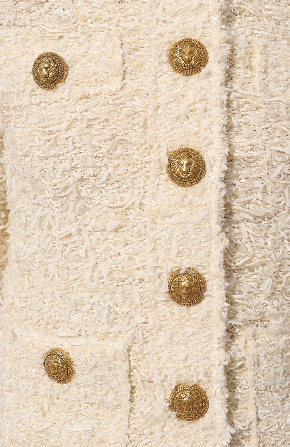 Жакет из хлопка и вискозы BALMAIN белого цвета по цене 288500 руб., арт. AF0SK249KE51, фото 5 Жакет из хлопка и вискозы BALMAIN, арт. AF0SK249KE51, фото 5