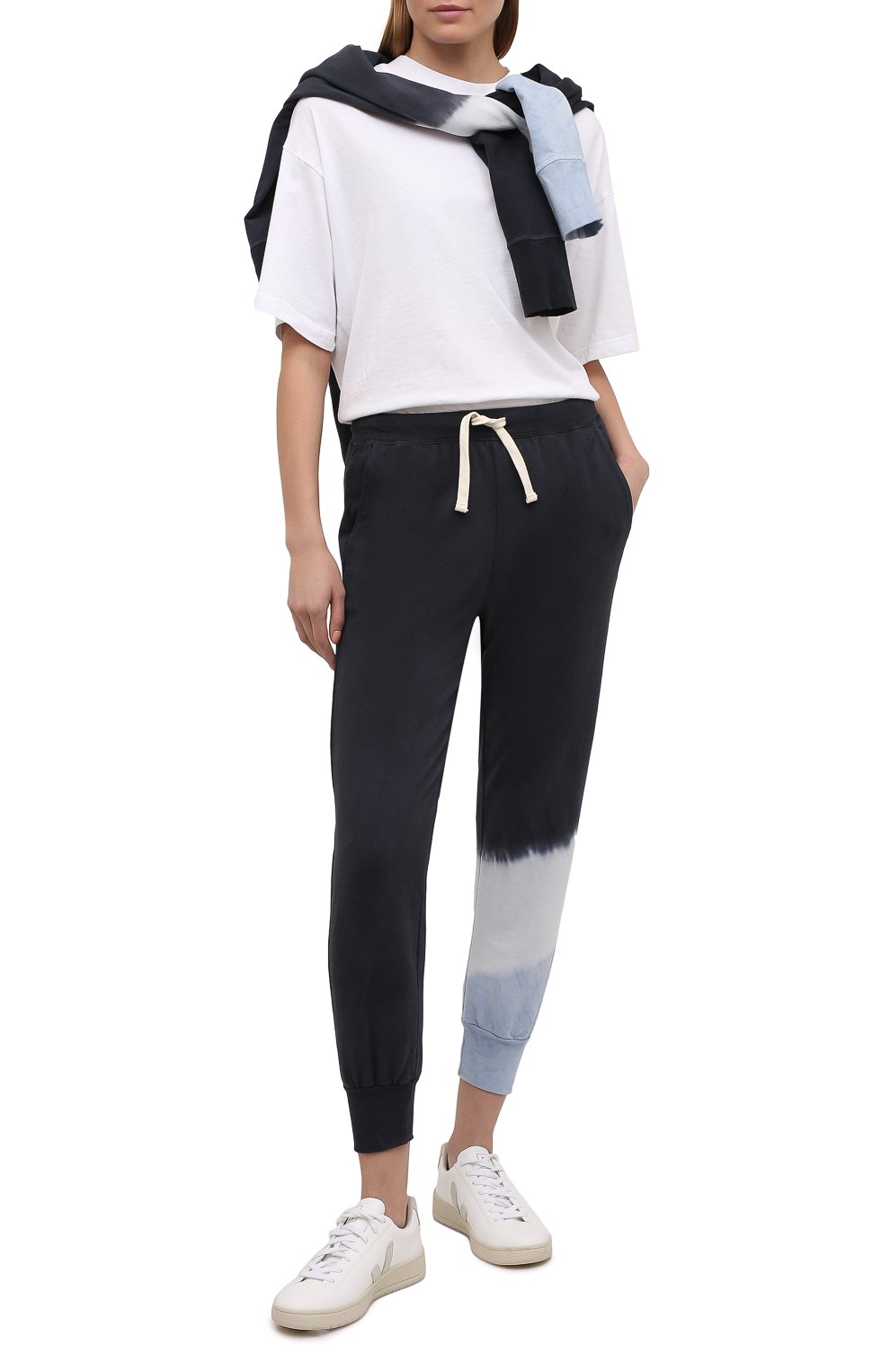 Хлопковые джоггеры ELECTRIC AND ROSE разноцветного цвета по цене 22500 руб., арт. LFBT17-CREST, фото 2 Хлопковые джоггеры ELECTRIC AND ROSE, арт. LFBT17-CREST, фото 2