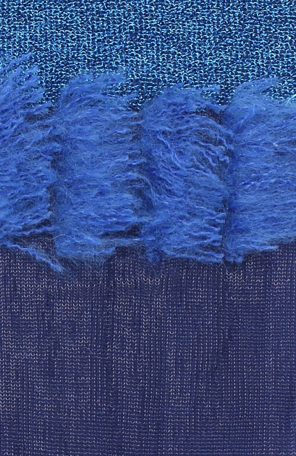 Высокие вязаные носки с контрастной бахромой ANTIPAST, арт. AS-177, фото 2