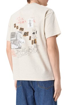 Мужская хлопковая футболка DOMREBEL кремового цвета, арт. STUFFY/T-SHIRT | Фото 4 (Драгоценные камни: Проставлено; Длина (для топов): Стандартные; Материал сплава: Проставлено; Рукава: Короткие; Стили: Гранж, Кэжуэл; Принт: С принтом; Материал внешний: Хлопок; Кросс-КТ: Джерси; Мужское Кросс-КТ: Футболка-одежда)