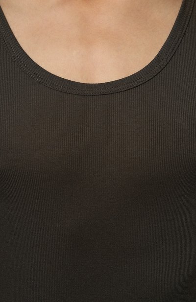 Майка TOM FORD хаки цвета по цене 17600 руб., арт. T4D101210, фото 5 Майка TOM FORD, арт. T4D101210, фото 5
