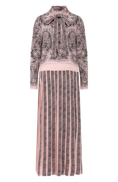 Женское шелковое платье VALENTINO, арт. SB3VAN394P9