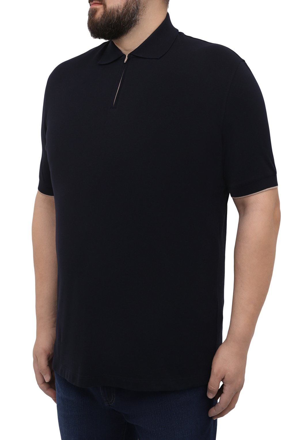 Хлопковое поло BRUNELLO CUCINELLI, арт. M0T738775W, фото 3