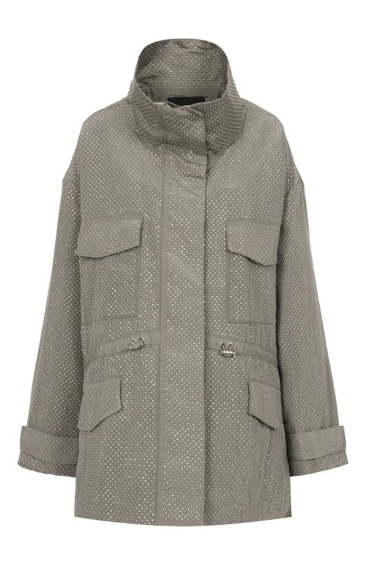 Парка с отделкой стразами Pinko 104598/A2BW Серый 104598/A2BW