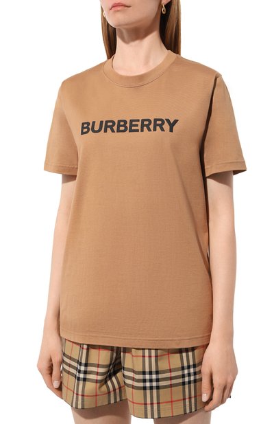 Хлопковая футболка BURBERRY, арт. 8080427, фото 3