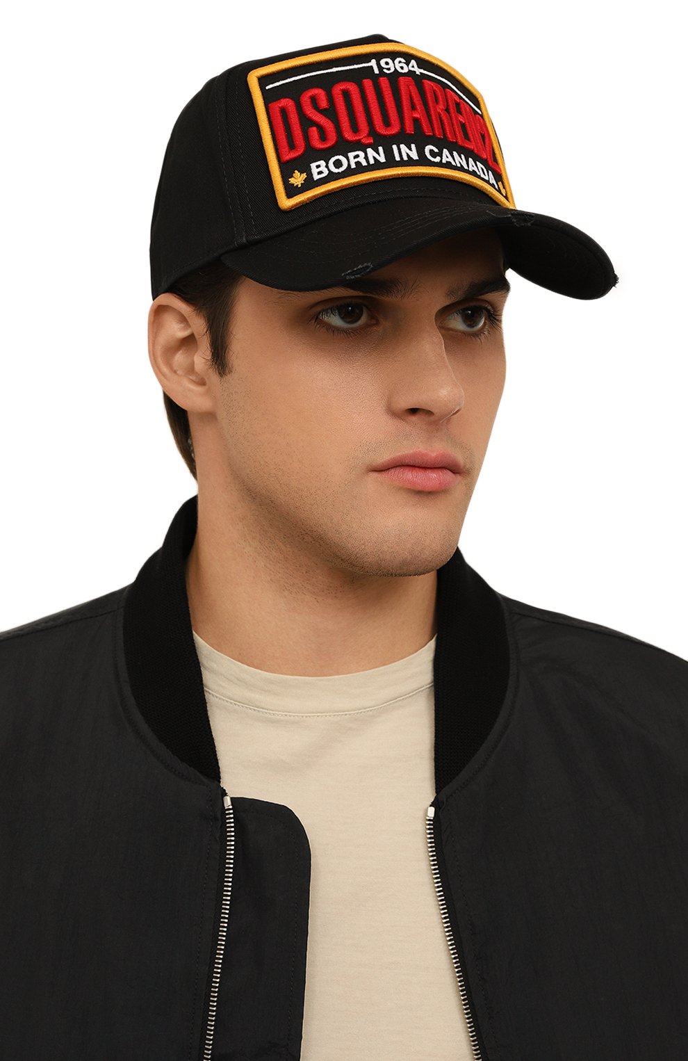 Хлопковая бейсболка DSQUARED2, арт. BCM0736/05C00001, фото 2