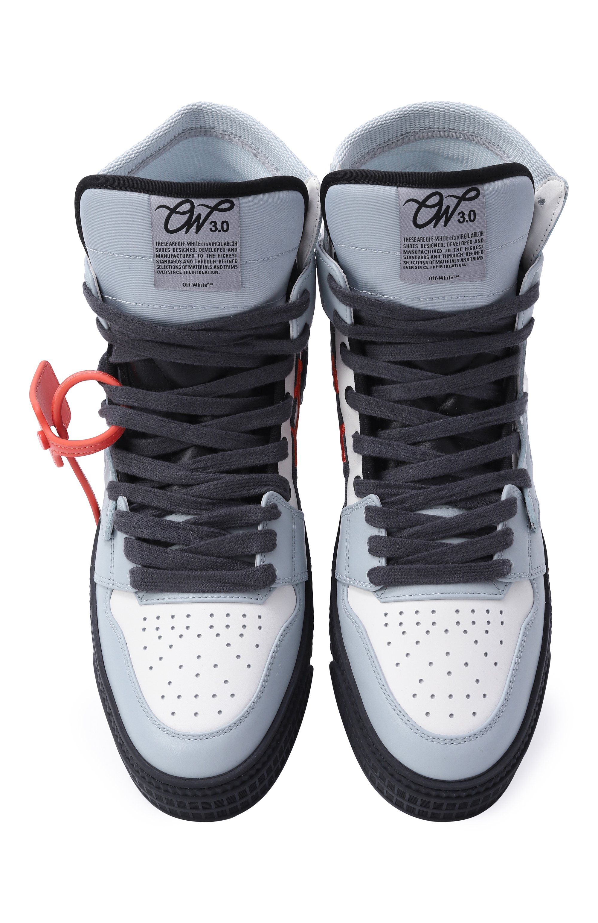 Комбинированные кеды 3.0 off court courtesy OFF-WHITE, арт. 0MIA065S25LEA0034020, фото 6