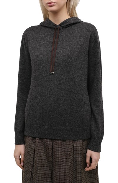 Кашемировое худи RALPH LAUREN серого цвета по цене 242500 руб., арт. 290822971, фото 3 Кашемировое худи RALPH LAUREN, арт. 290822971, фото 3