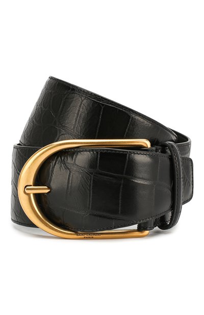 Кожаный ремень SAINT LAURENT, арт. 619783/1SR0W, фото 1