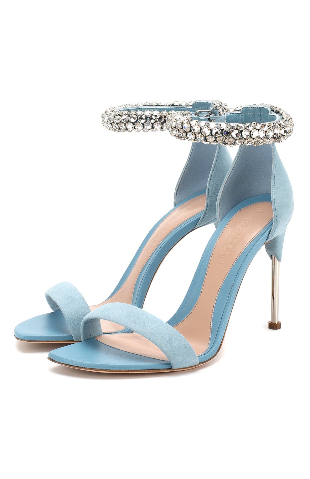 Замшевые босоножки ALEXANDER MCQUEEN, арт. 586437/WHV6B, фото 1
