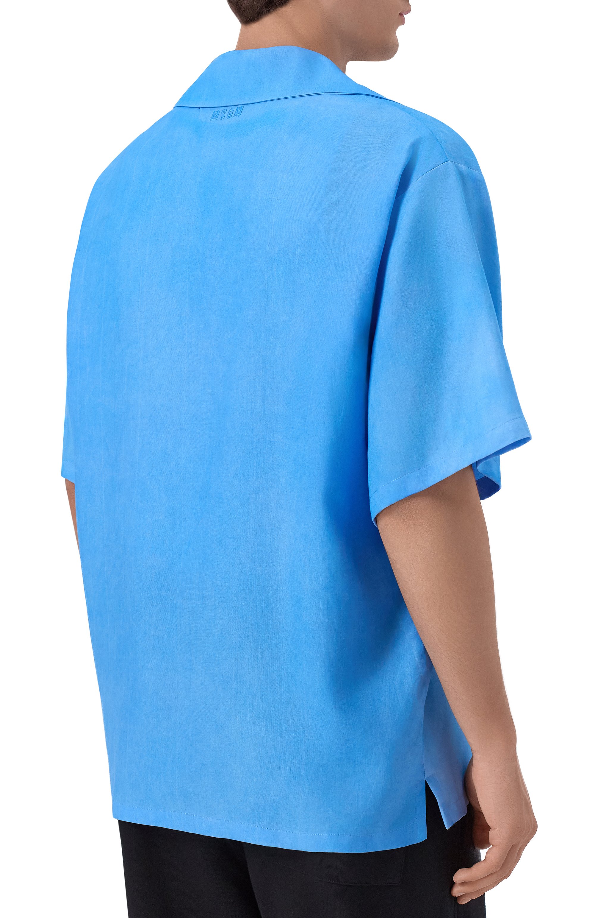 Рубашка из лиоцелла MSGM, арт. 4040ME08X/267009, фото 4