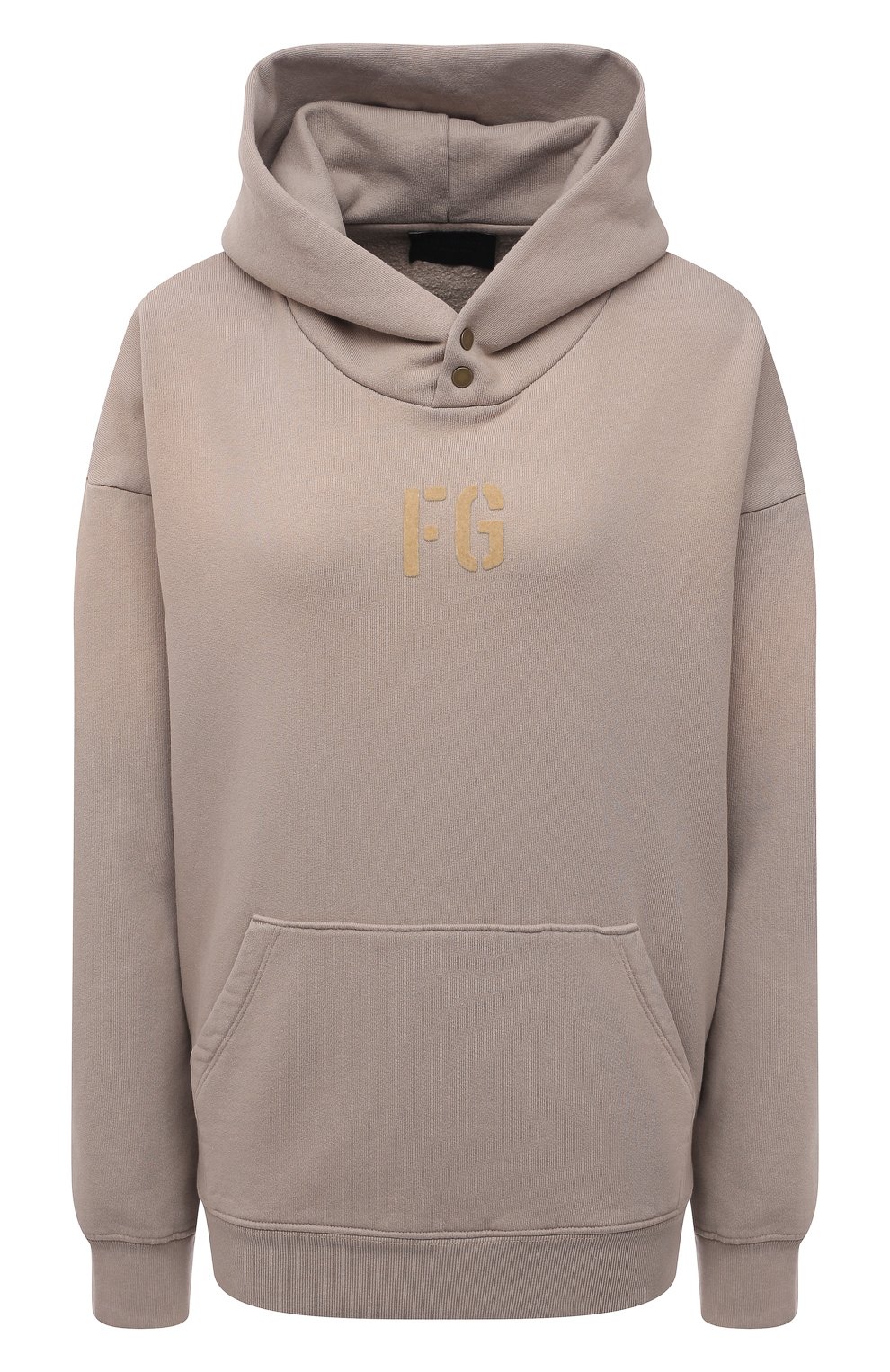 Хлопковое худи FEAR OF GOD, арт. FG50-014FLC/W, фото 1