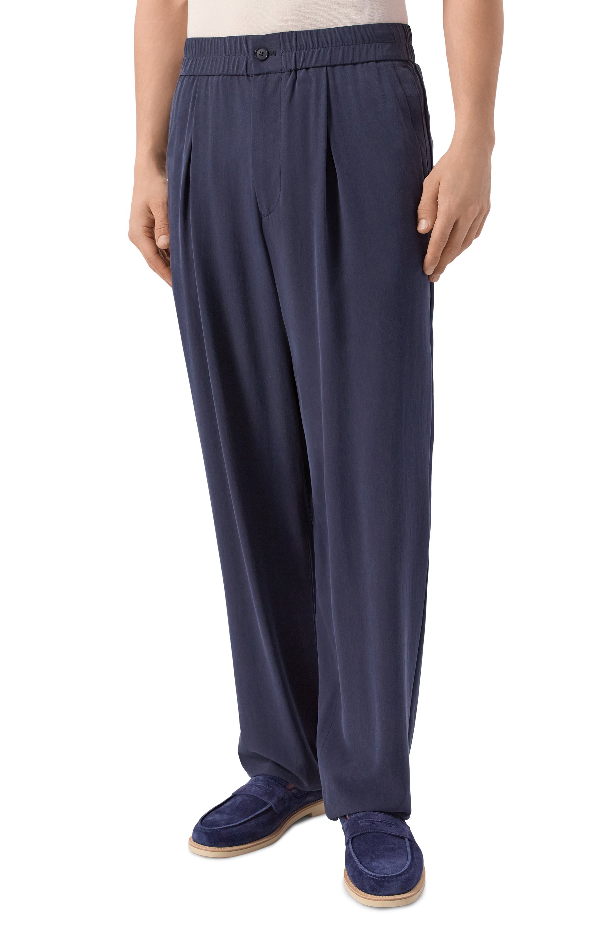 Шелковые брюки GIORGIO ARMANI, арт. GM003375/TE20664, фото 3