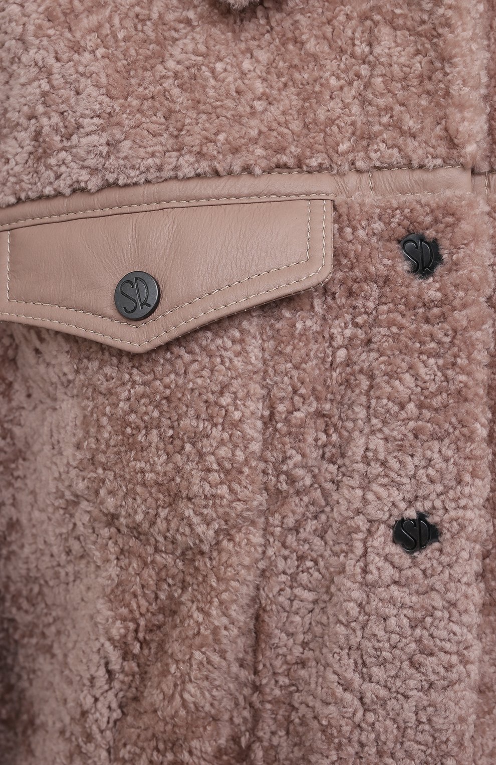 Дубленка SIMONETTA RAVIZZA розового цвета по цене 185500 руб., арт. S01JA20H1/CT685, фото 5 Дубленка SIMONETTA RAVIZZA, арт. S01JA20H1/CT685, фото 5