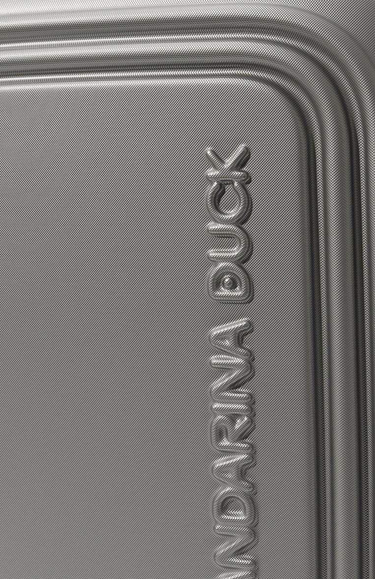 Женский чемодан logoduck+ large MANDARINA DUCK серебряного цвета, арт. SZV33-466 | Фото 2 (Региональные ограничения белый список (Axapta Mercury): Не проставлено; Размер: large; Материал: Пластик)