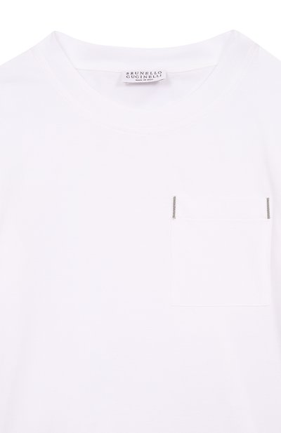Хлопковая футболка BRUNELLO CUCINELLI, арт. B0T81T458B, фото 3