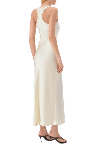 Платье YUZEFI, арт. S0LYR-ACETATE SC00P NECK DRESS/SATEEN, фото 3