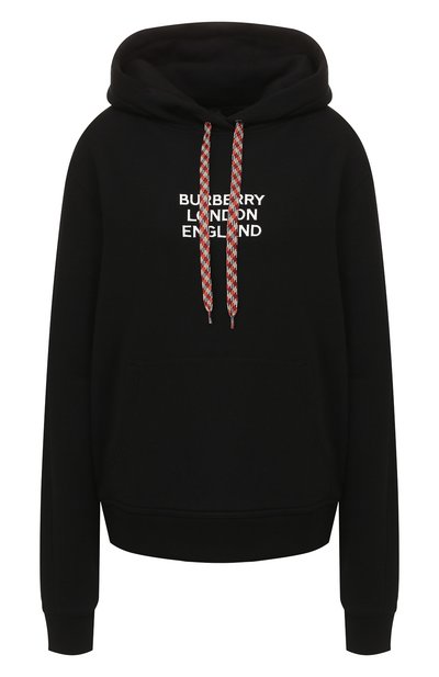 Женский хлопковое худи BURBERRY, арт. 8019990