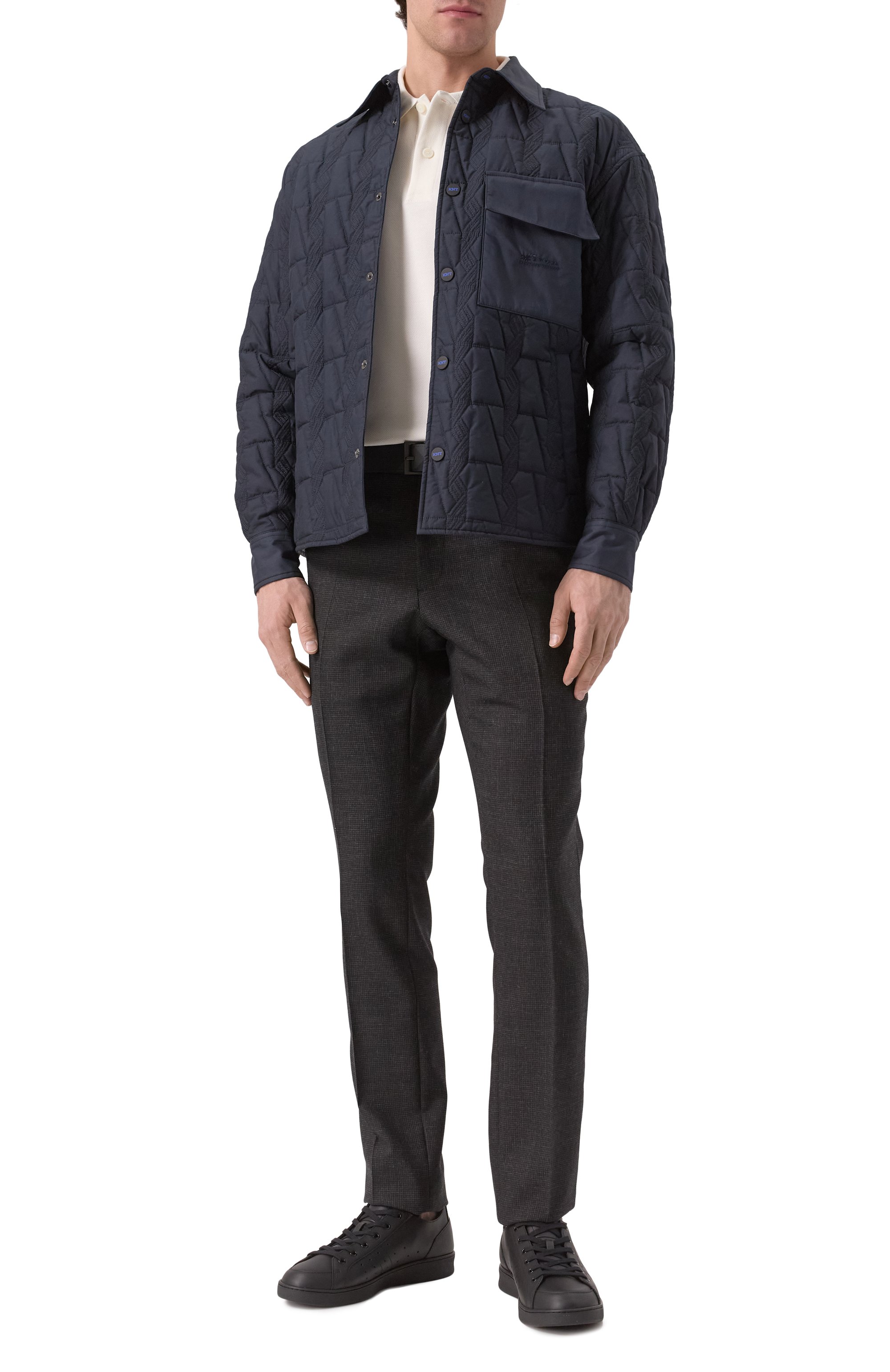 Хлопковая куртка-рубашка KITON, арт. UGK097K0753F01, фото 2