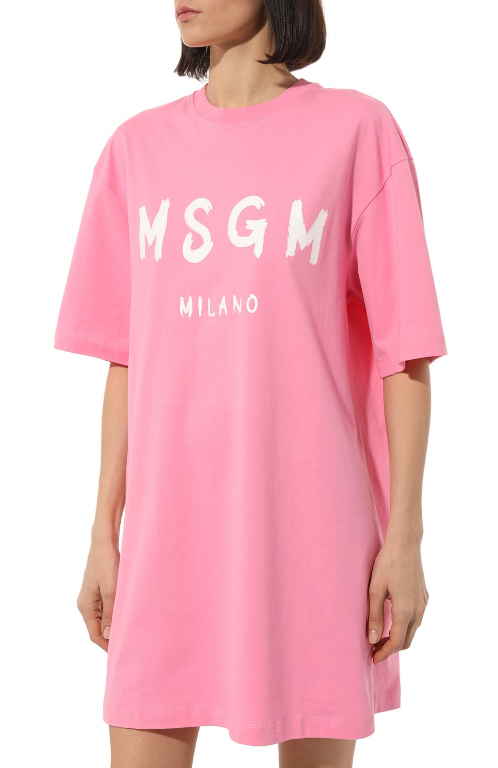 Хлопковое платье MSGM, арт. 3442MDA510/237002, фото 3