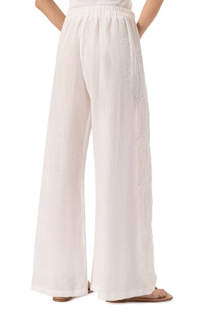 Брюки изо льна и вискозы MAURIZIO, арт. W01040679, фото 4