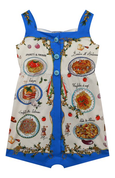 Хлопковый комбинезон DOLCE & GABBANA, арт. L21086/G7E4T, фото 2