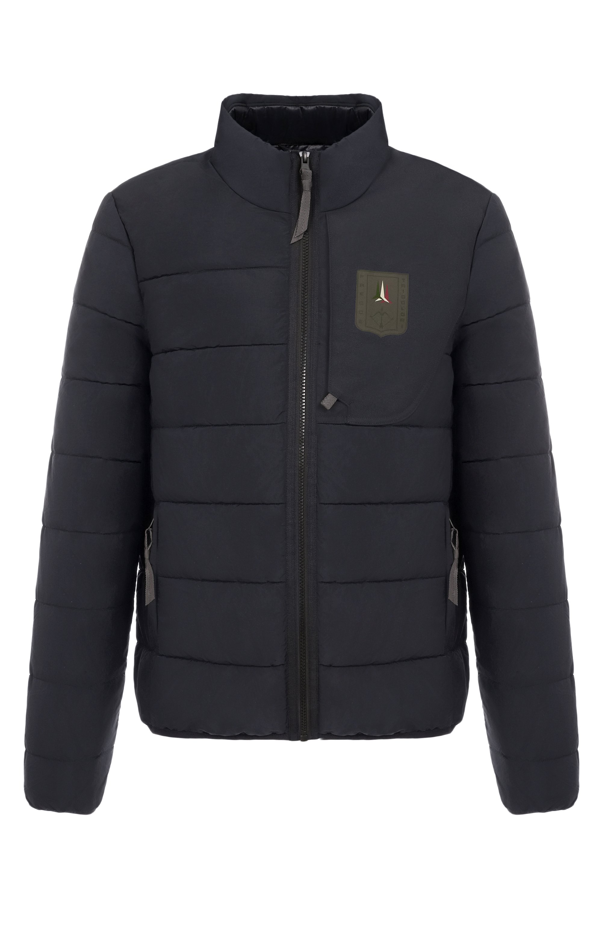 Пуховик AERONAUTICA MILITARE темно-синего цвета по цене 32400 руб., арт. AB3022UCT04214, фото 1 Пуховик AERONAUTICA MILITARE, арт. AB3022UCT04214, фото 1