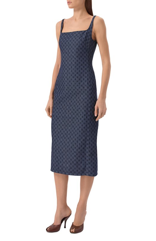 Джинсовое платье Dries Van Noten 131078/3387 Синий  131078/3387 Фото 3