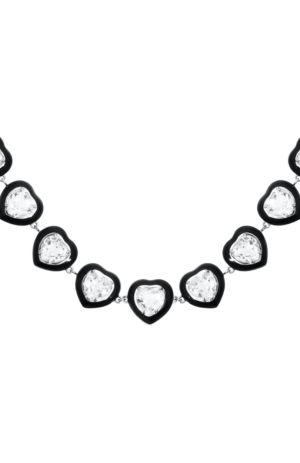 Ожерелье с сердцами из горного хрусталя MOONKA, арт. crg-nl5-crs, фото 3