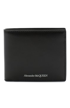 Мужской кожаное портмоне ALEXANDER MCQUEEN черного цвета, арт. 610520/1XI0Y | Фото 1 (Материал: Натуральная кожа; Нос: Не проставлено; Материал сплава: Проставлено)