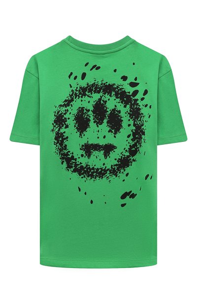 Хлопковая футболка BARROW зеленого цвета по цене 11100 руб., арт. F3BKJUTH041, фото 2 Хлопковая футболка BARROW, арт. F3BKJUTH041, фото 2