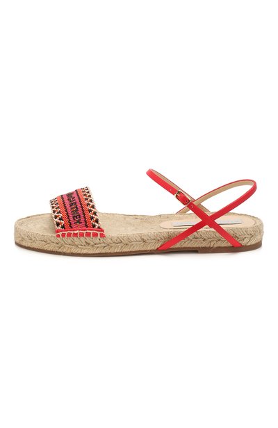 Текстильные сандалии STELLA MCCARTNEY оранжевого цвета по цене 38300 руб., арт. 800155/N0083, фото 3 Текстильные сандалии STELLA MCCARTNEY, арт. 800155/N0083, фото 3