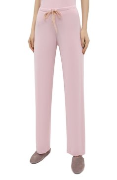 Женские брюки LA PERLA розового цвета, арт. 0043830/G249 | Фото 3 (Женское Кросс-КТ: Брюки-белье; Материал внешний: Синтетический материал; Материал сплава: Проставлено; Нос: Не проставл�ено)