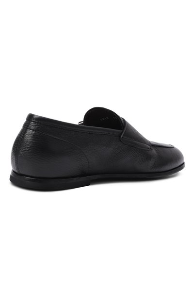 Кожаные монки GREEN GEORGE черного цвета по цене 58550 руб., арт. 1015/CERV0, фото 4 Кожаные монки GREEN GEORGE, арт. 1015/CERV0, фото 4