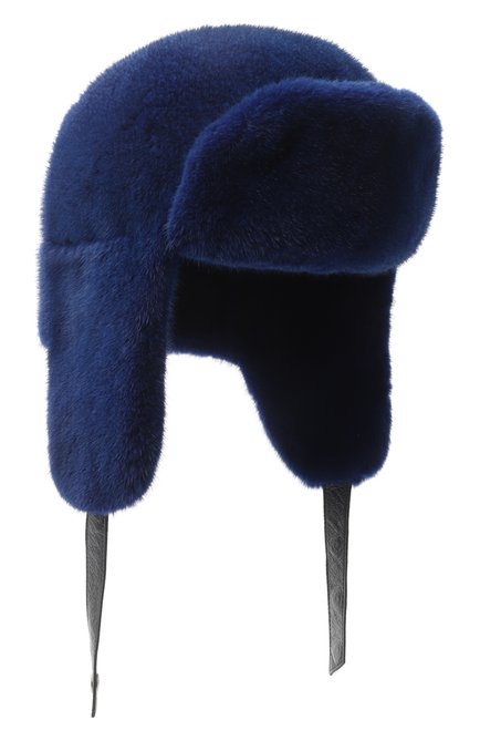 Мужская норковая шапка-ушанка френки FURLAND, арт. 0217500110278600054