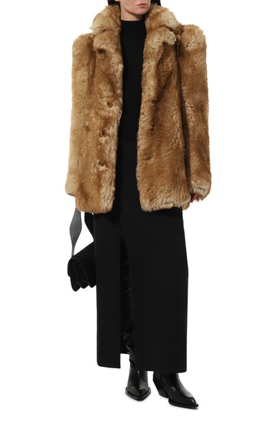 Шуба GUCCI коричневого цвета по цене 705600 руб., арт. 654849 XSABV, фото 2 Шуба GUCCI, арт. 654849 XSABV, фото 2