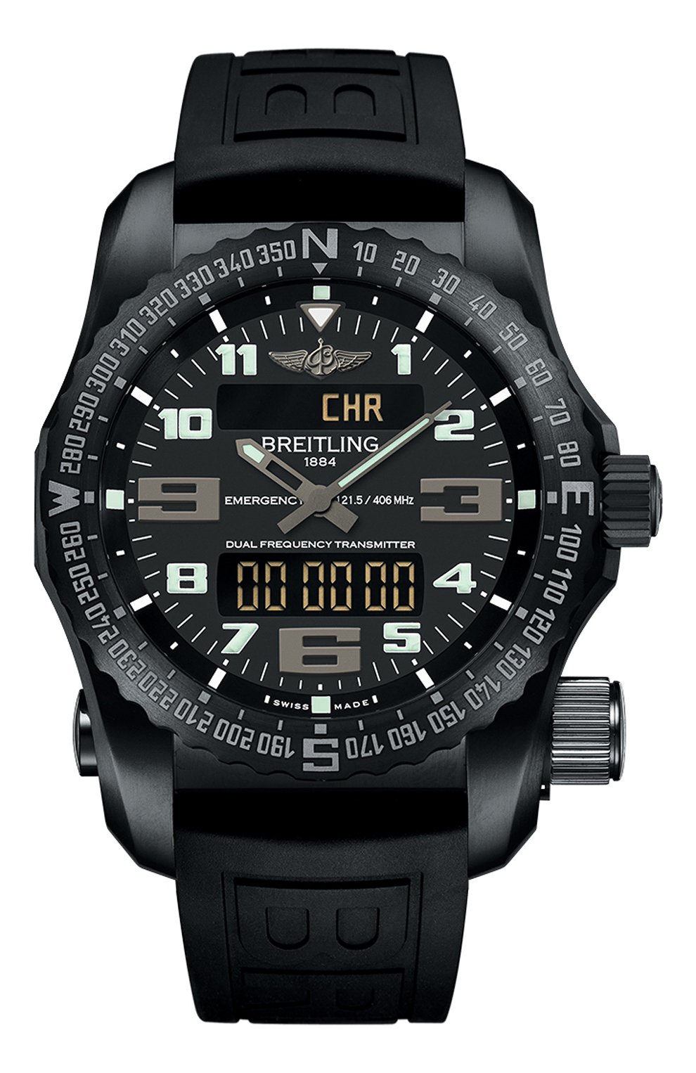 Часы emergency ii BREITLING бесцветного цвета по цене 2340000 руб., арт. V76325XA/BC46/156S, фото 1 Часы emergency ii BREITLING, арт. V76325XA/BC46/156S, фото 1