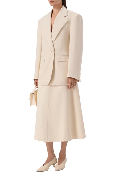 Женский жакет из вискозы и льна P.A.R.O.S.H., арт. D420446/RAISA26