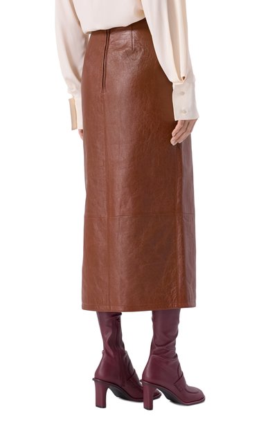 Кожаная юбка CHLOÉ, арт. CHC24WCJ01204, фото 4