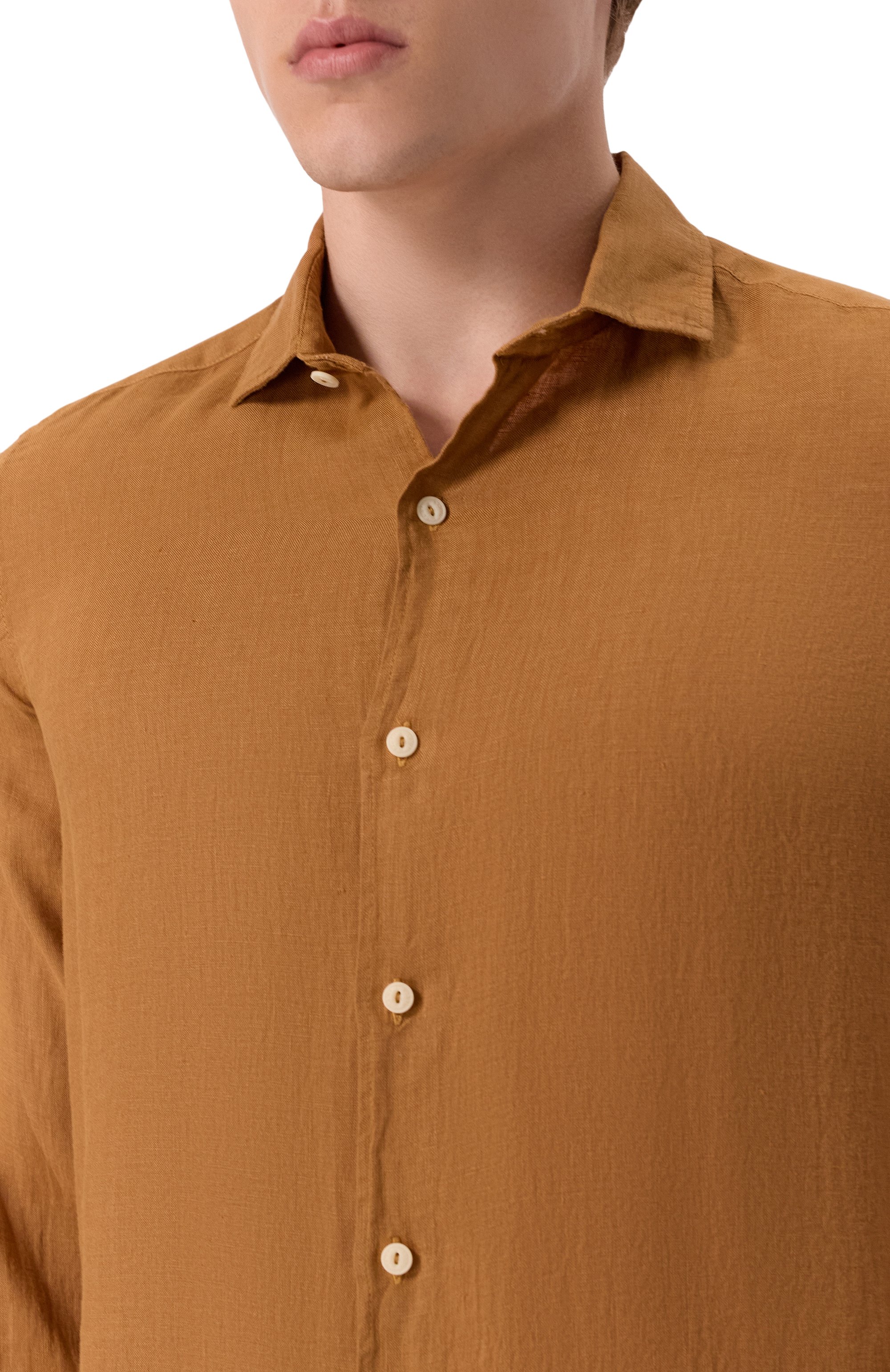 Льняная рубашка MC2 SAINT BARTH, арт. STBM PAMPL0NA/02171H, фото 5