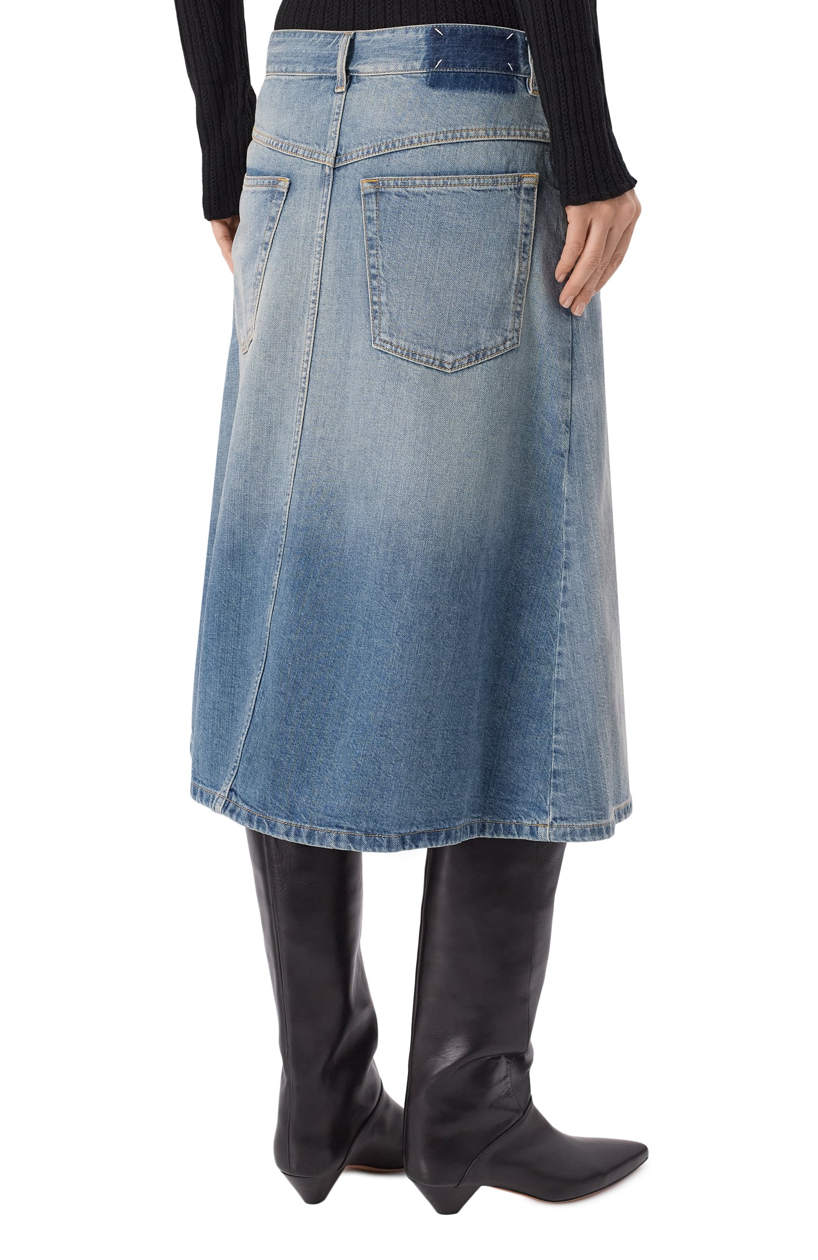 Джинсовая юбка MAISON MARGIELA, арт. S51ME0066/M30034, фото 4