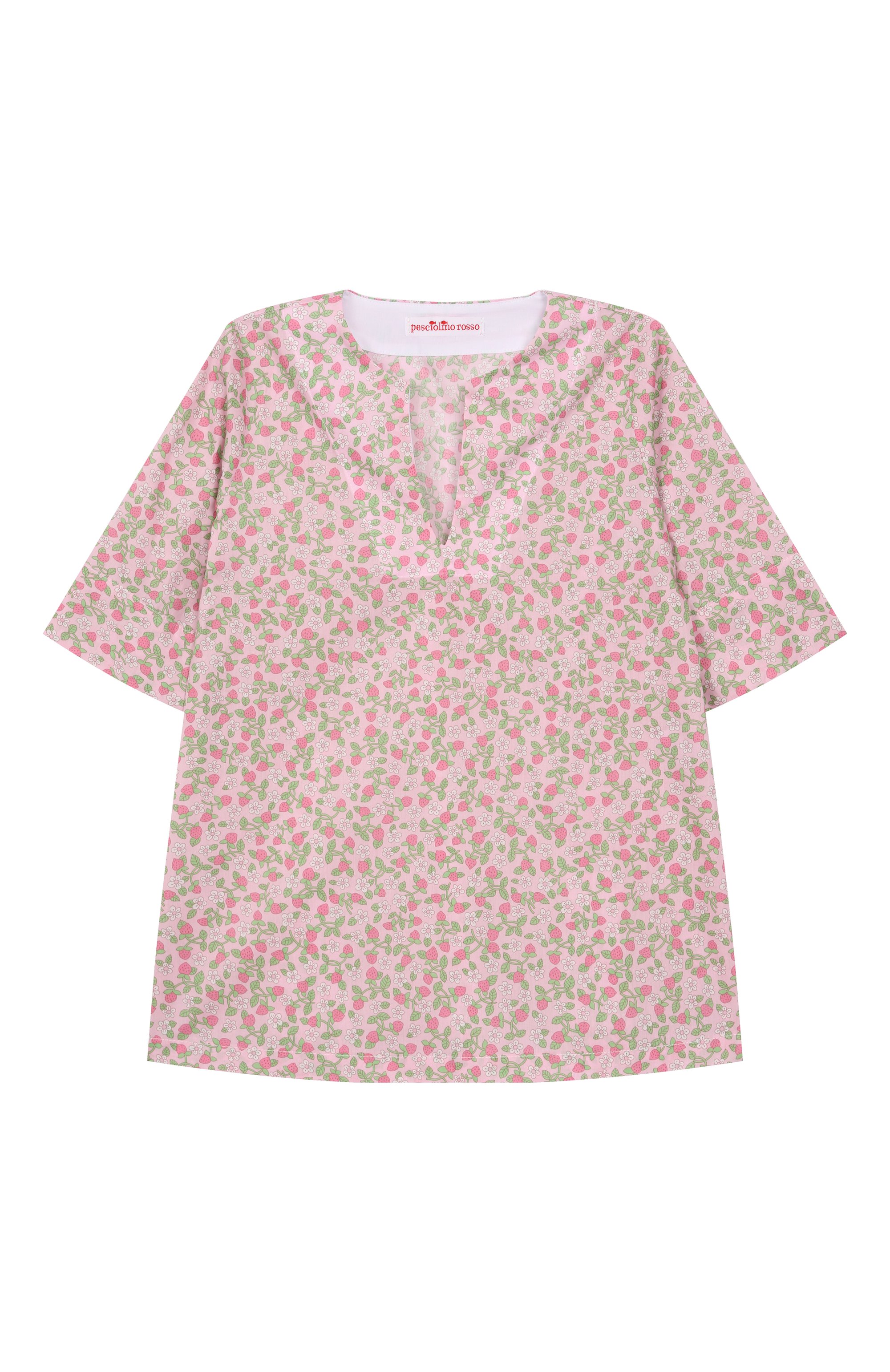 Хлопковая туника PESCIOLINO ROSSO, арт. PBSC2LIBERTY/1A-6A, фото 1