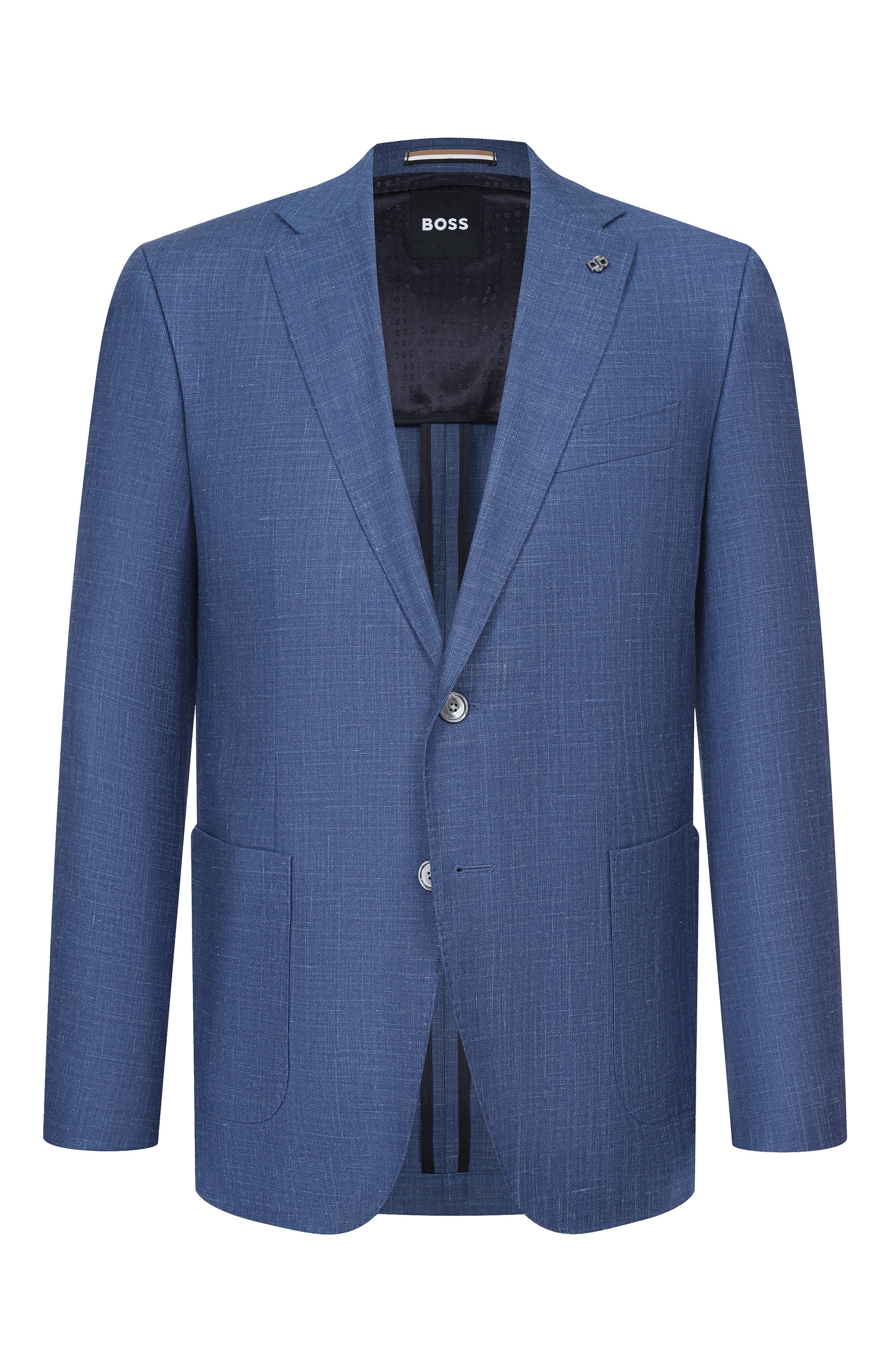 Пиджак из шерсти и шелка BOSS, арт. 50556936, фото 1