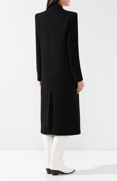 Шерстяное пальто GIVENCHY черного цвета по цене 313500 руб., арт. BWC03Q11F3, фото 4 Шерстяное пальто GIVENCHY, арт. BWC03Q11F3, фото 4