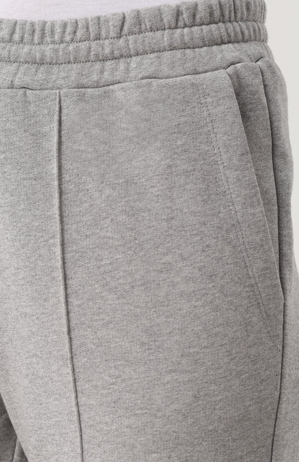 Брюки прямого кроя с карманами и эластичным поясом ALEXANDERWANG.T светло-серого цвета по цене 17700 руб., арт. 4C274000B2, фото 5 Брюки прямого кроя с карманами и эластичным поясом ALEXANDERWANG.T, арт. 4C274000B2, фото 5