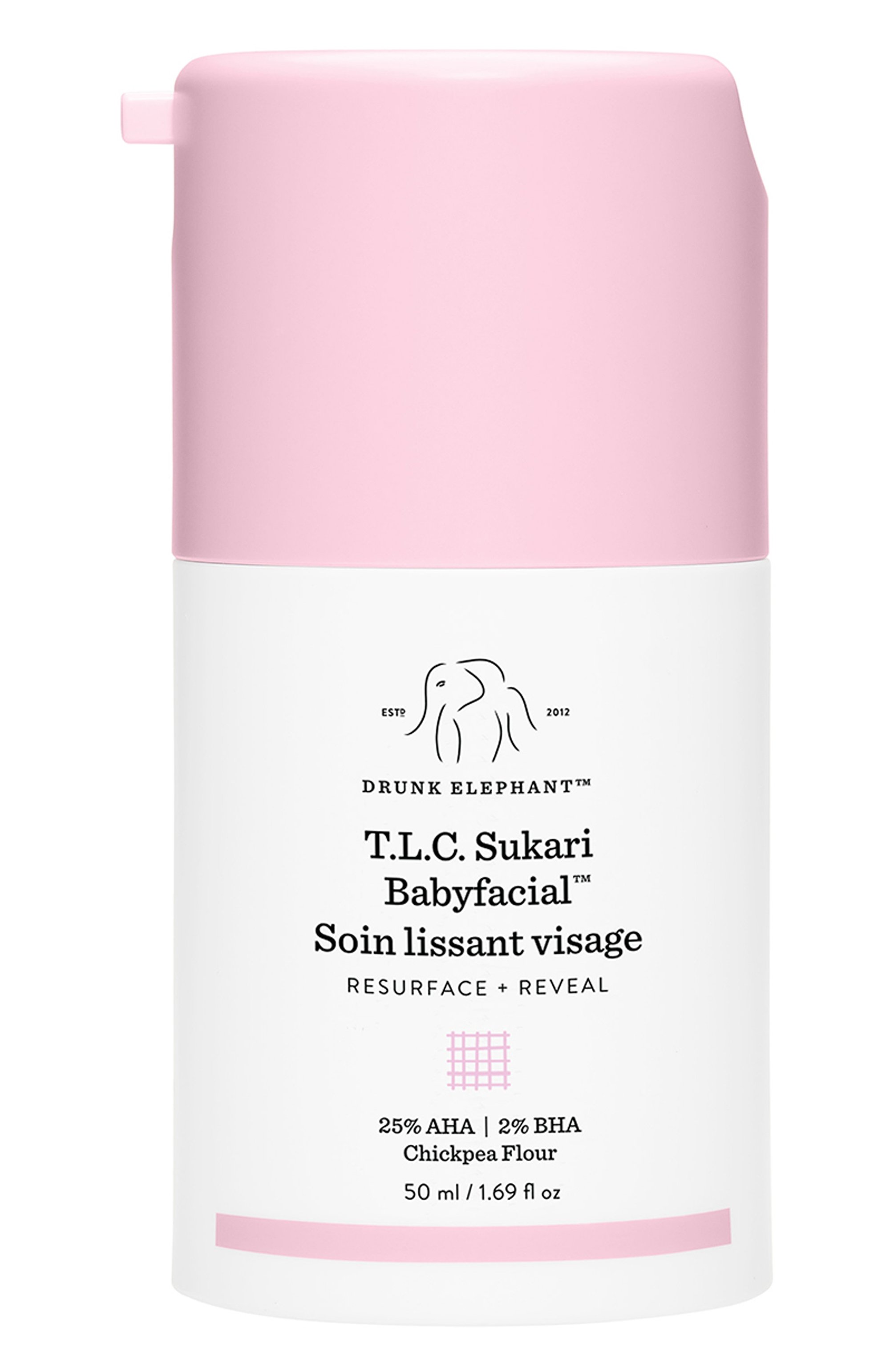 Маска t.l.c. sukari babyfacial (50+3ml) DRUNK ELEPHANT бесцветного цвета по цене 8700 руб., арт. 42800054DE, фото 1 Маска t.l.c. sukari babyfacial (50+3ml) DRUNK ELEPHANT, арт. 42800054DE, фото 1