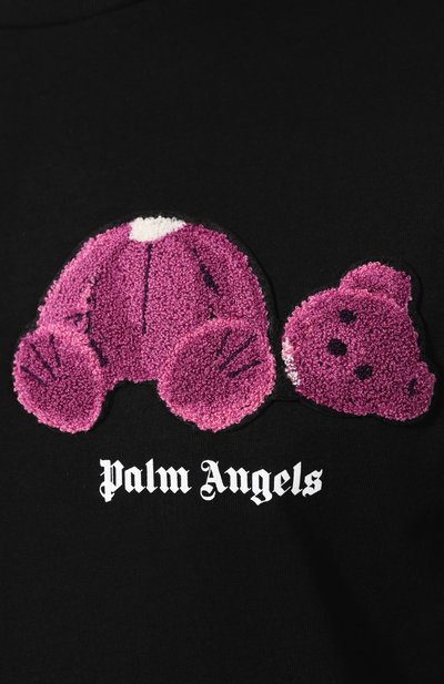 Хлопковая футболка PALM ANGELS, арт. PMAA001F194130401028, фото 5