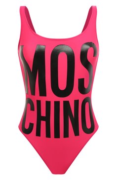 Женский слитный купальник MOSCHINO фуксия цвета, арт. A4981/4901 | Фото 1 (Длина Ж (юбки, платья, шорты): Мини; Материал внешний: Синтетический материал; Материал сплава: Проставлено; Женское Кросс-КТ: Слитные купальники; Драгоценные камни: Проставлено)