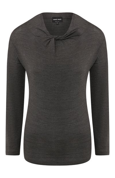 Женский пуловер из смеси шерсти и шелка GIORGIO ARMANI, арт. 3HAMA4/AMA4Z